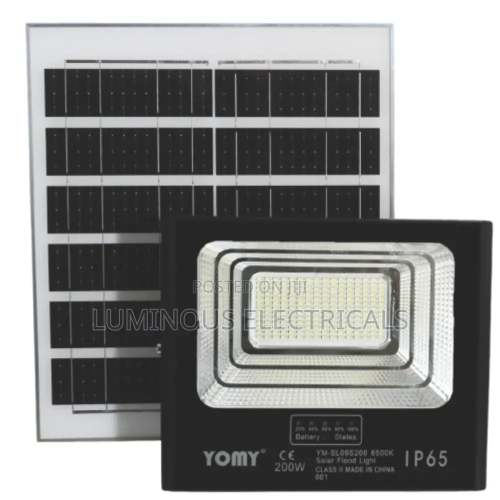 200W Solar Flood Light With Solar Panel – Outdoor Security Light
