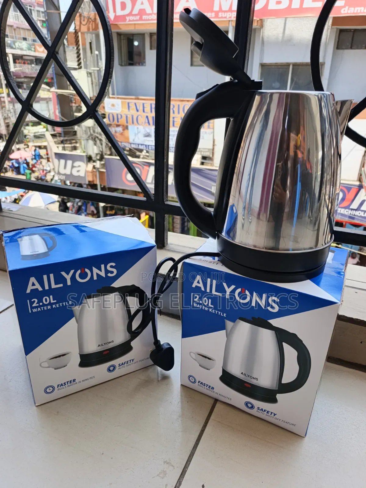 Ailyons 2.0L Electric Water Kettle (1500W Auto Shut-Off)