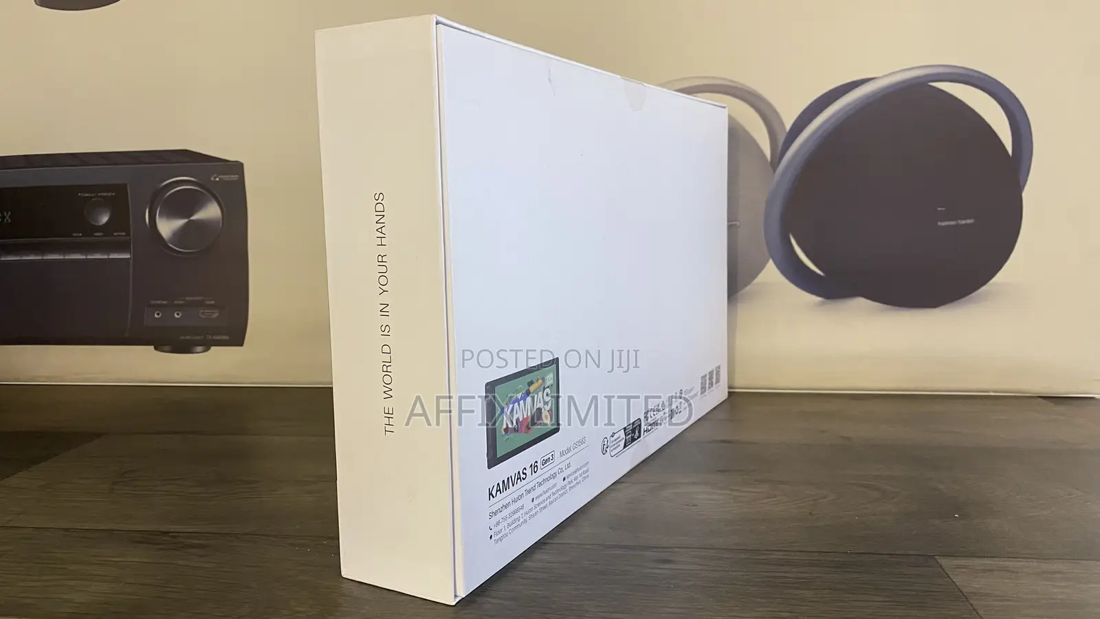 Huion Kamvas 16 Gen 3 Drawing Tablet With Stand