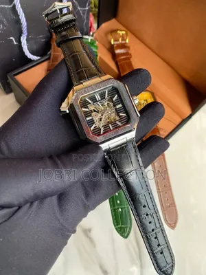 Automatic Patek Philippe Leather Strap Gents Watch