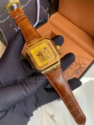 Automatic Patek Philippe Leather Strap Gents Watch