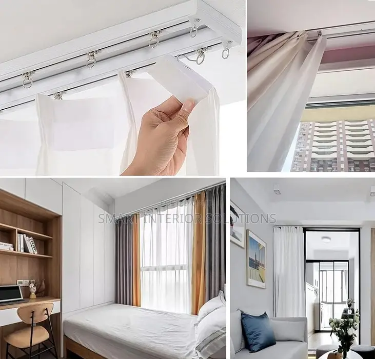 Compact Double Curtain Rail