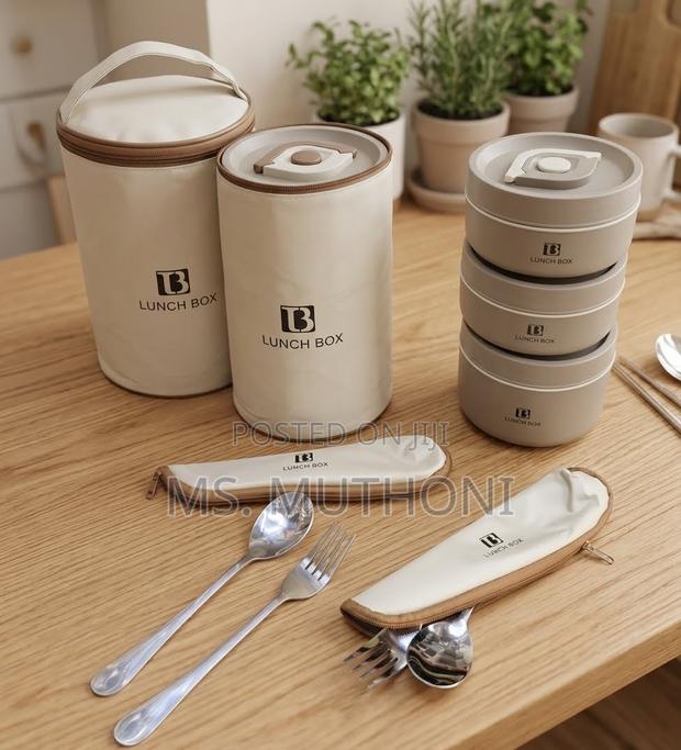 3x Stackable Food Containers (Lunch Box ) - main view