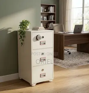 Office Safe : Diplomatic Storage Safe - 3-Drawers