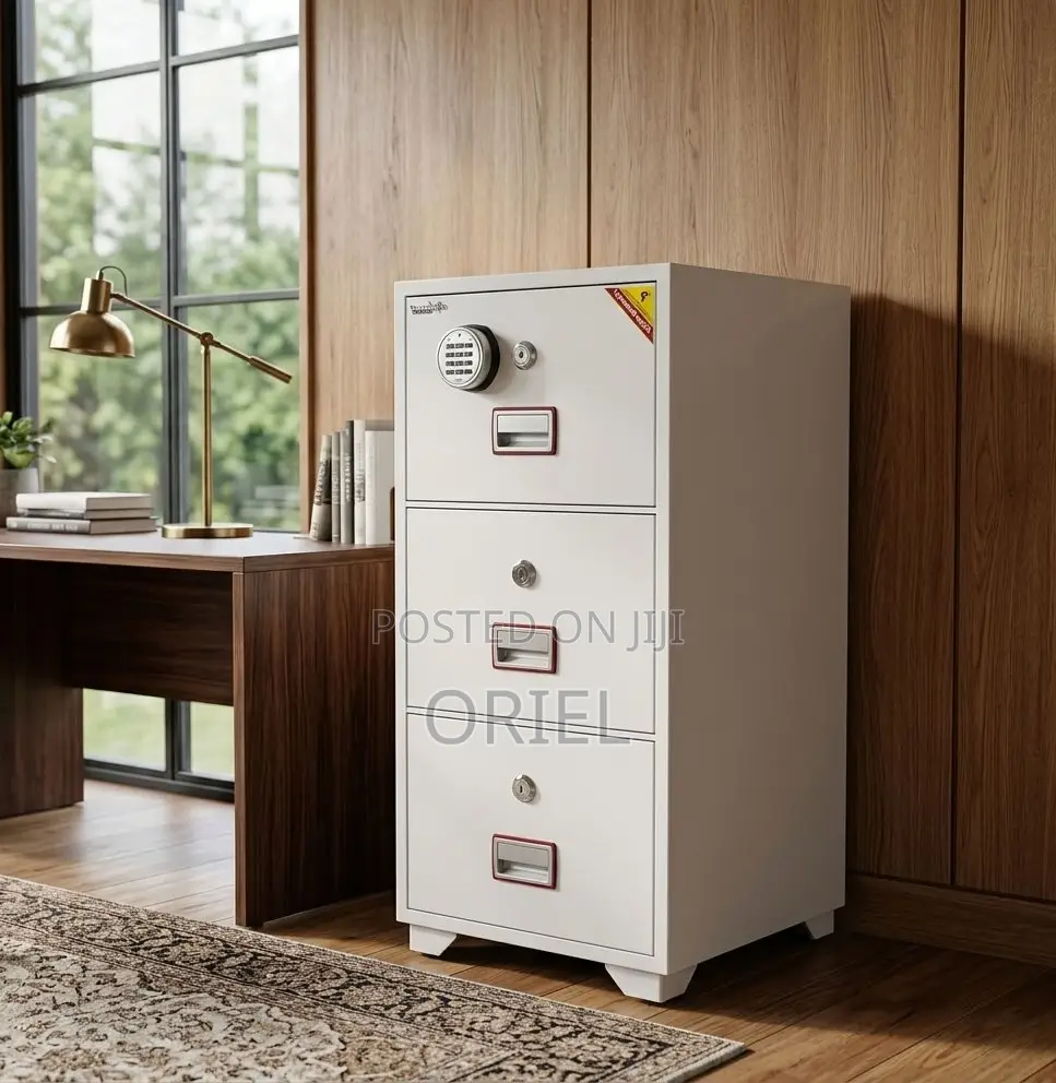 Office Safe : Diplomatic Storage Safe - 3-Drawers