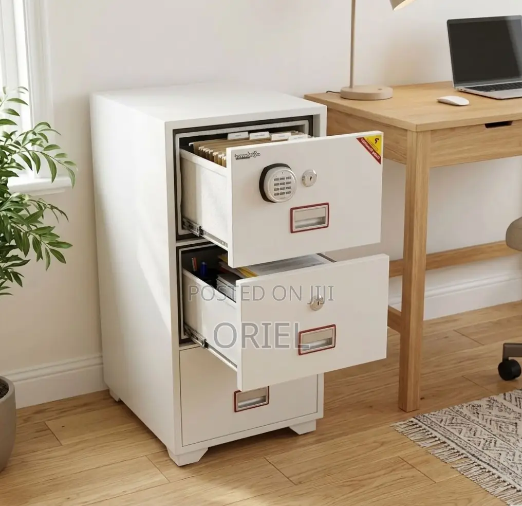 Office Safe : Diplomatic Storage Safe - 3-Drawers