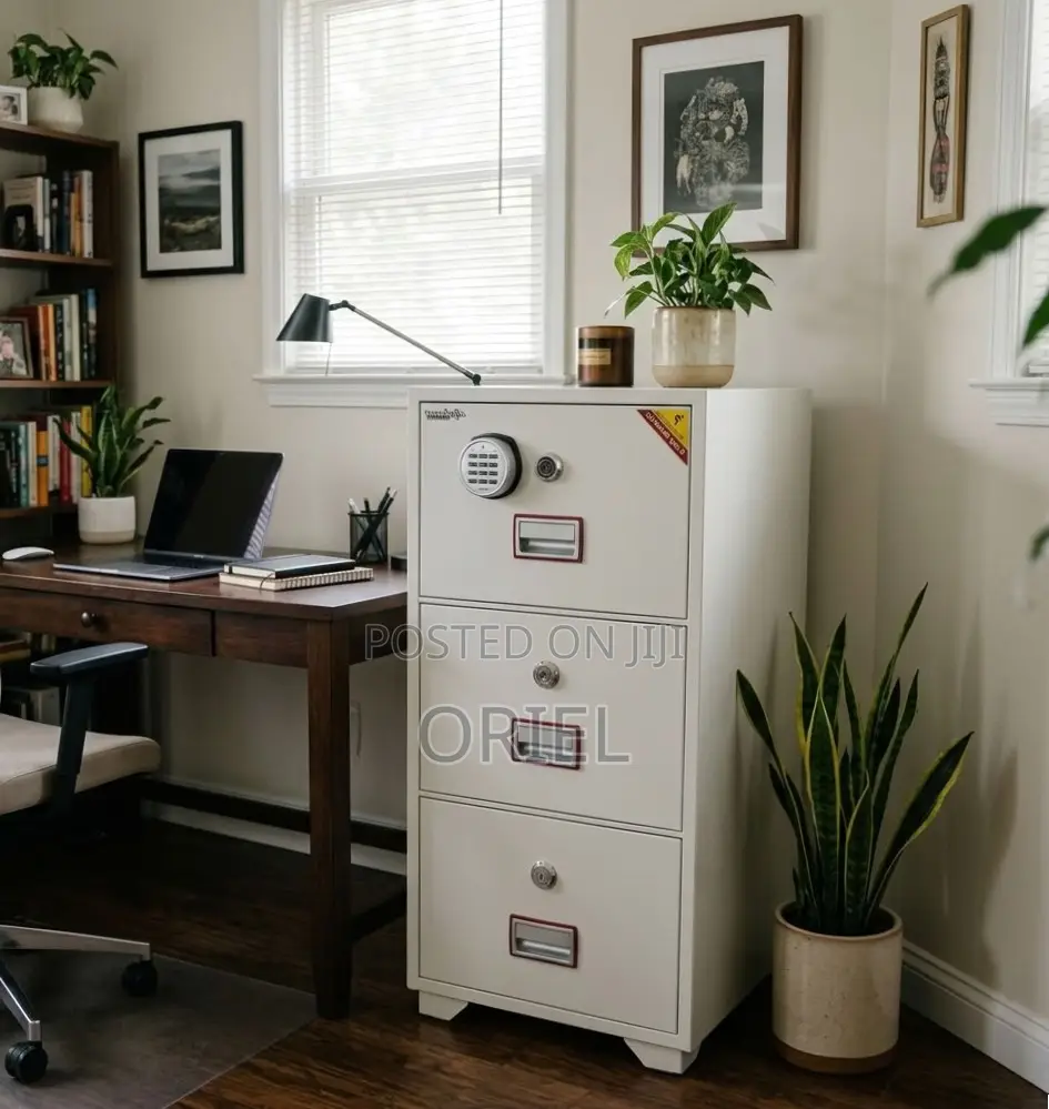 Office Safe : Diplomatic Storage Safe - 3-Drawers