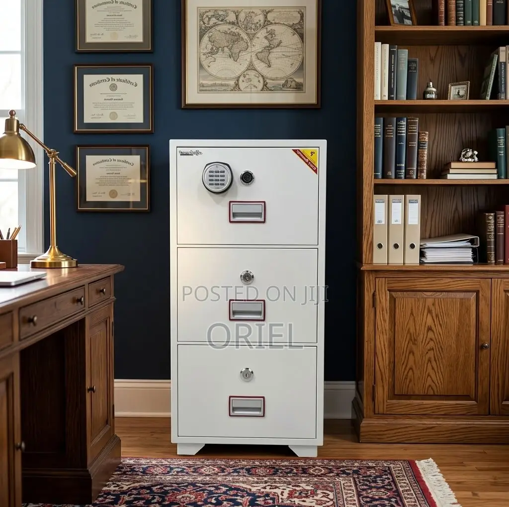 Office Safe : Diplomatic Storage Safe - 3-Drawers