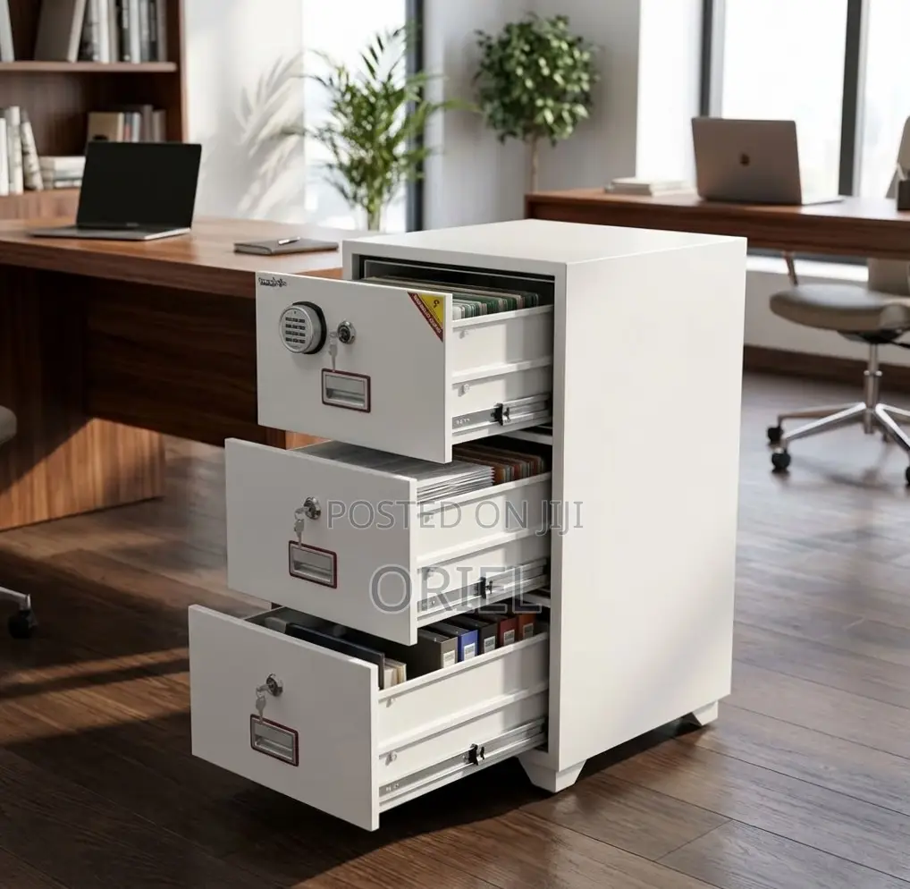 Office Safe : Diplomatic Storage Safe - 3-Drawers
