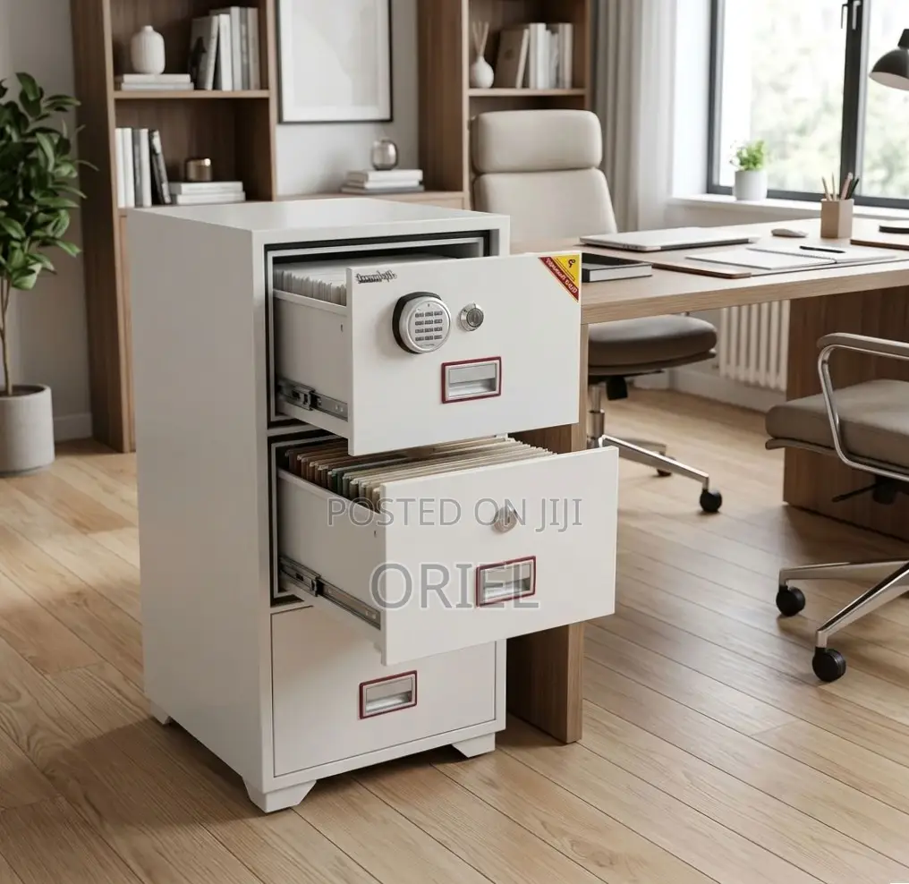 Office Safe : Diplomatic Storage Safe - 3-Drawers