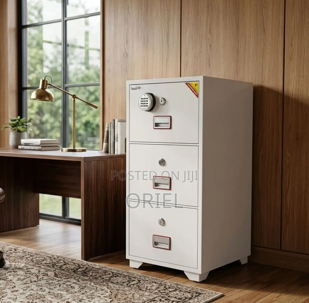 Office Safe : Diplomatic Storage Safe - 3-Drawers