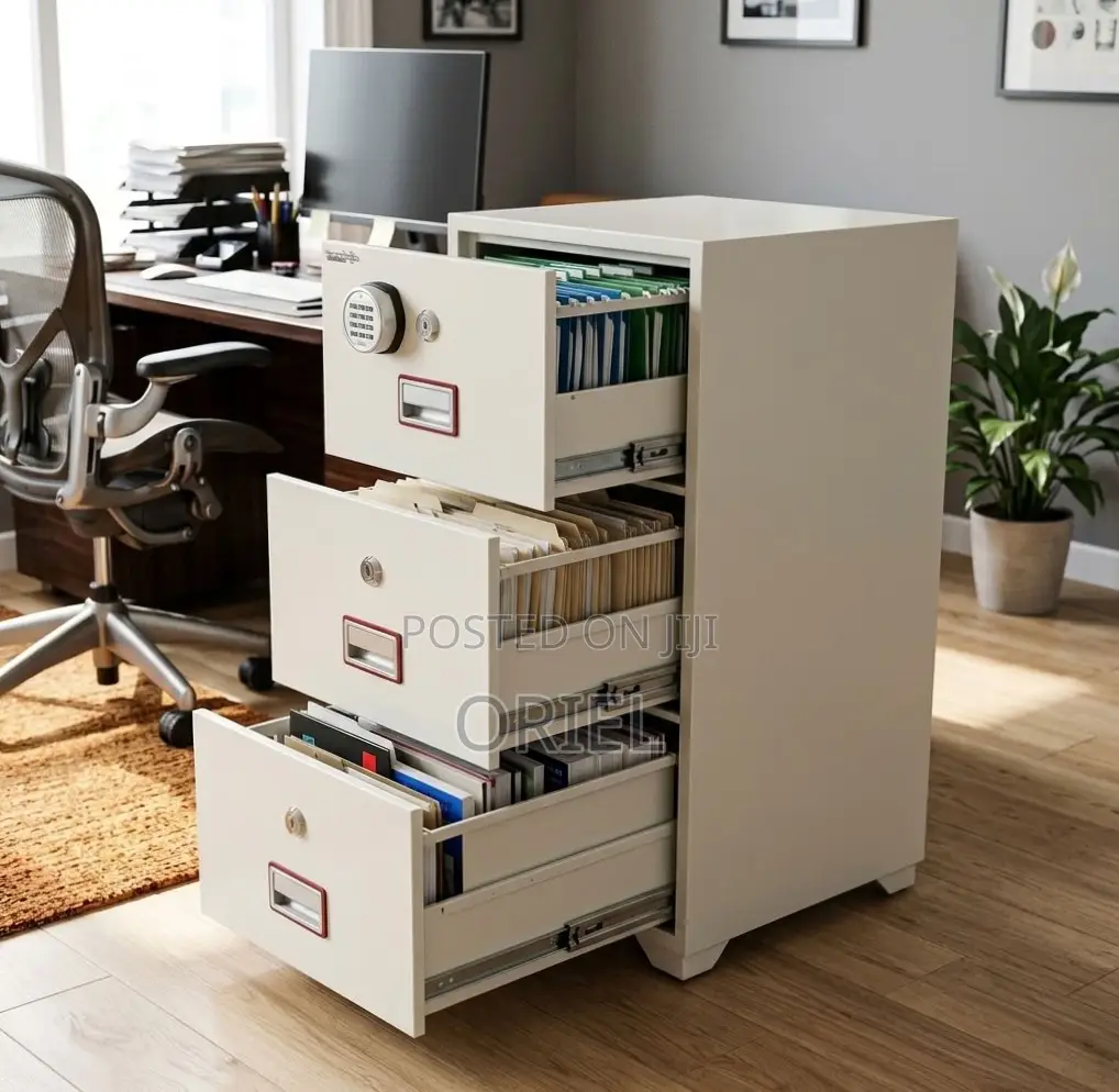 Office Safe : Diplomatic Storage Safe - 3-Drawers
