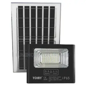 50W Solar Flood Light With Solar Panel – Outdoor Security Lighting