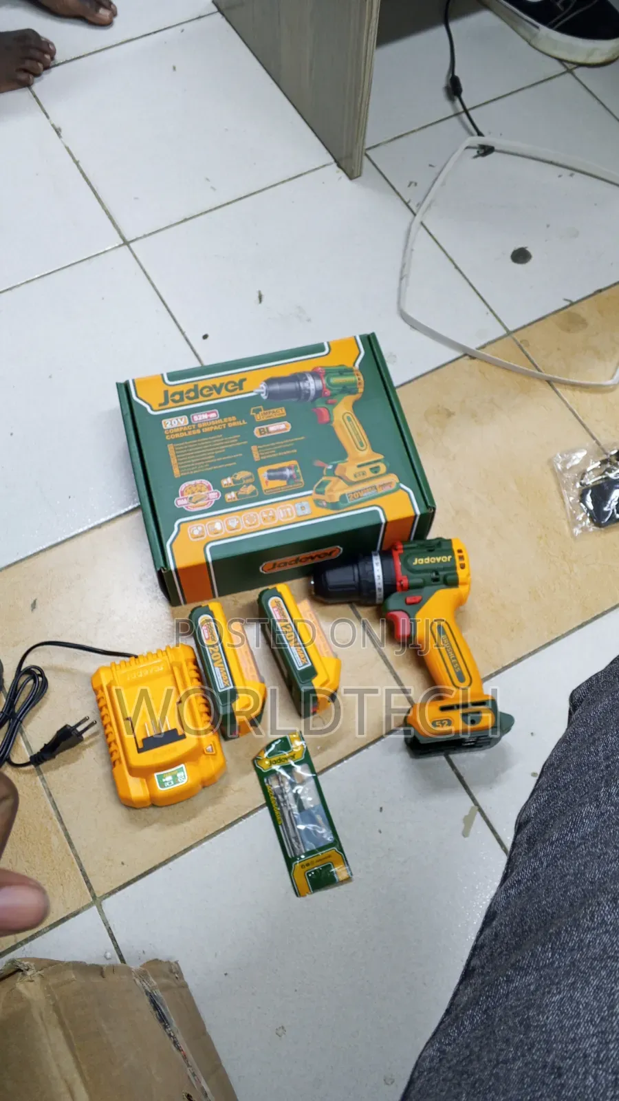 Jadever 20v Brushless Motor Drill/20v 52nm Jadever Brushless Drill