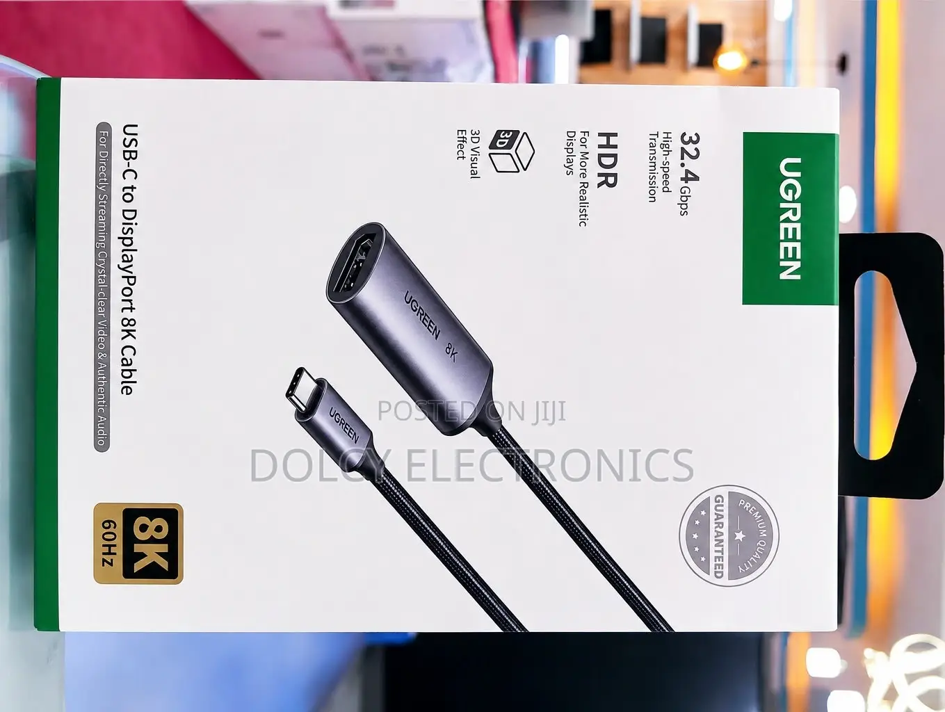 UGreen USB-C to Displayport 8K Cable