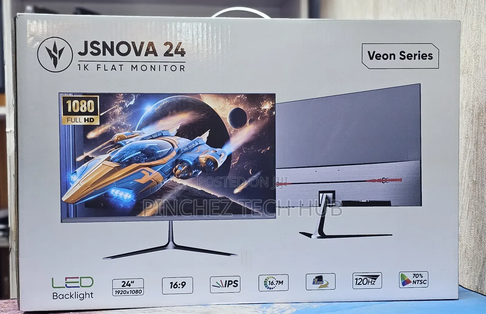 Brand New Js Nova 24 Inch
1920×1080 Resolution
120 Hz Refresh Rate