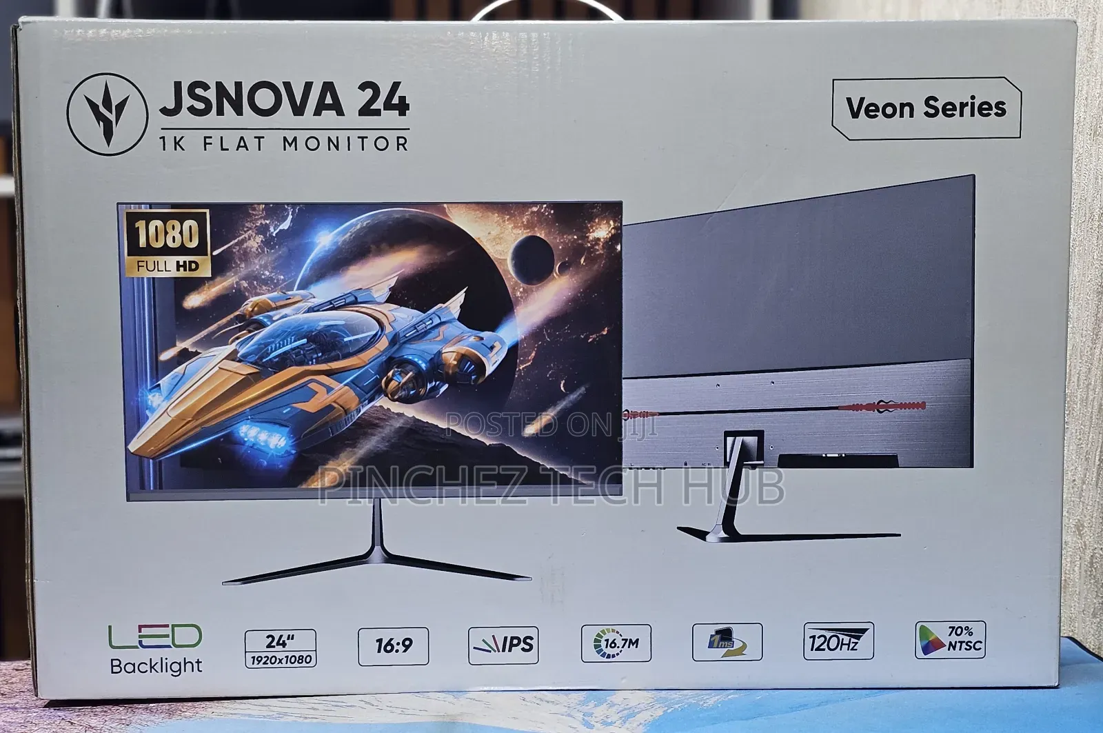 Brand New Js Nova 24 Inch
1920×1080 Resolution
120 Hz Refresh Rate