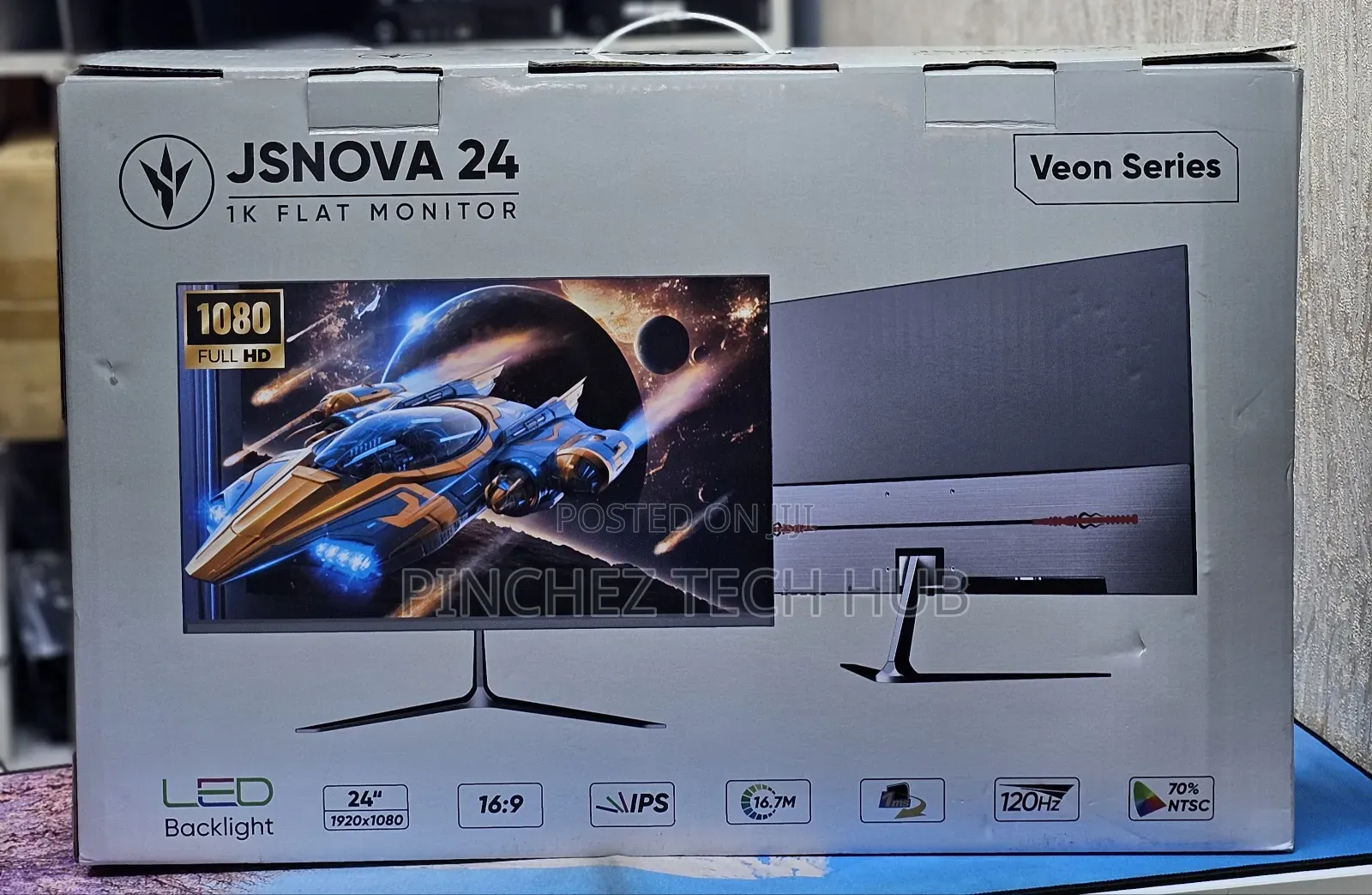 Brand New Js Nova 24 Inch
1920×1080 Resolution
120 Hz Refresh Rate