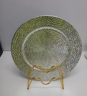 Classy Decorative Charger Plates 33cm Round Dinner Table Decor - Bz