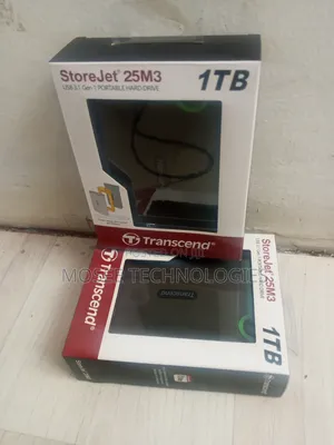 Transcend StoreJet 25M3 1TB Portable External Hard Drive