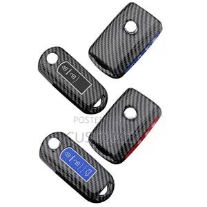 Mazda Carbon Fiber Style Key Fob Cover Protective Car