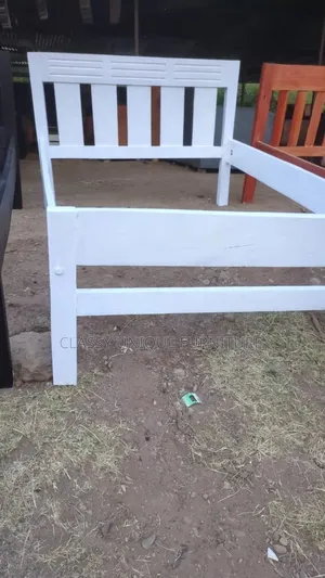 4x6 White Single Bed