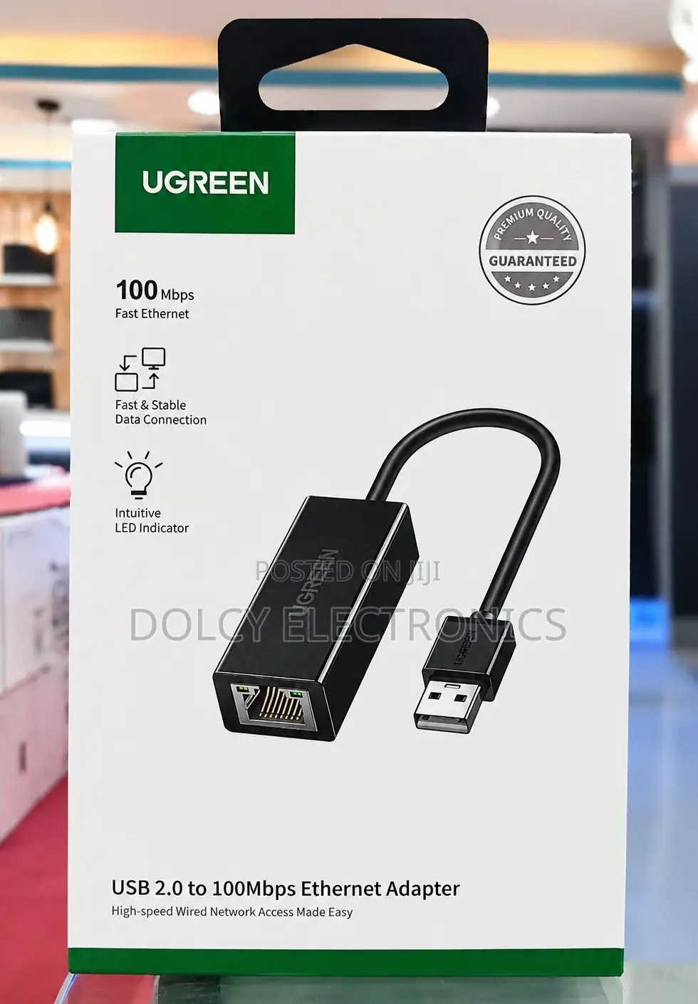 UGreen USB 2.0 to 100mbps Ethernet Adapter