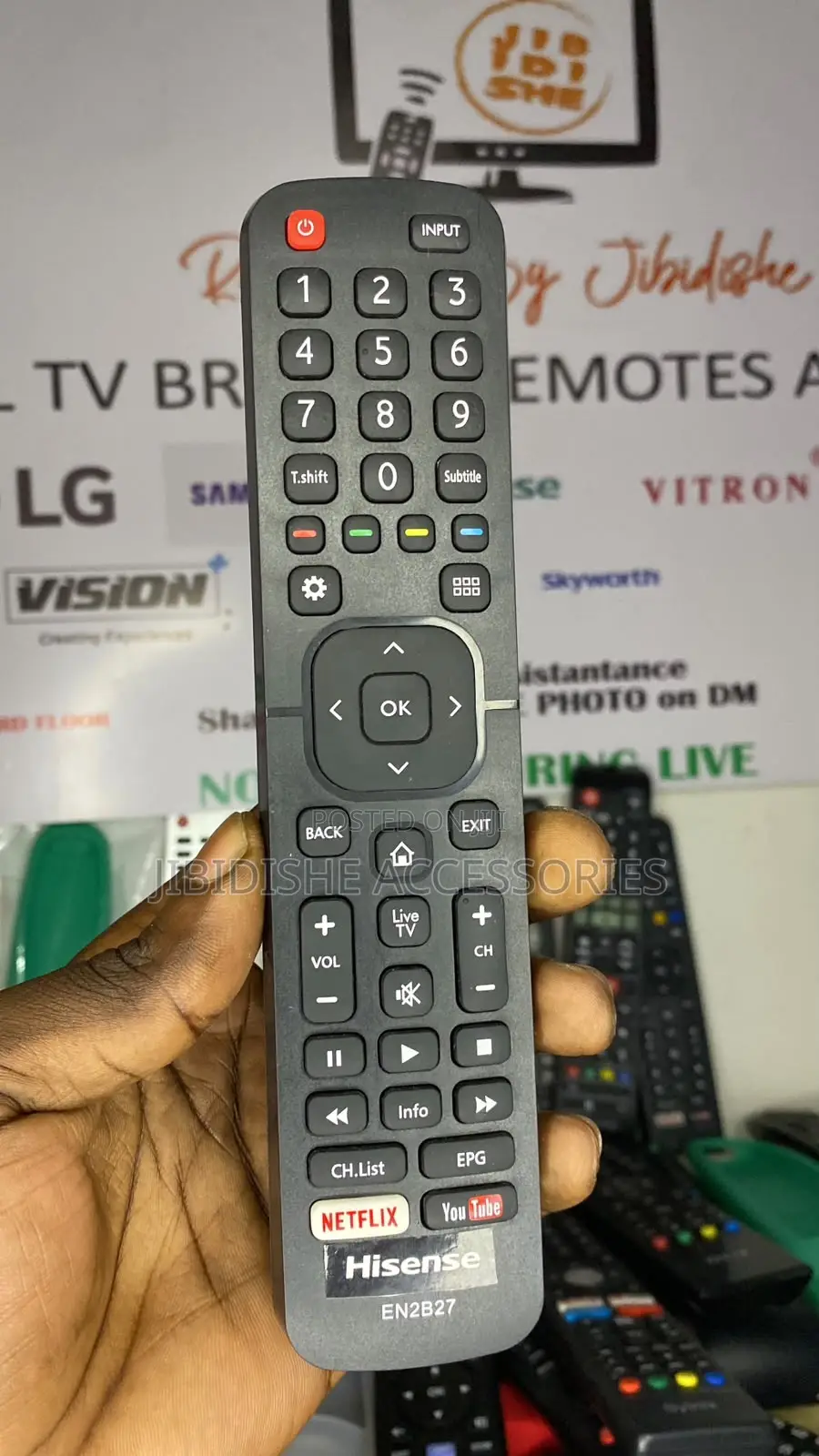 Universal Hisense TV Smart Remote