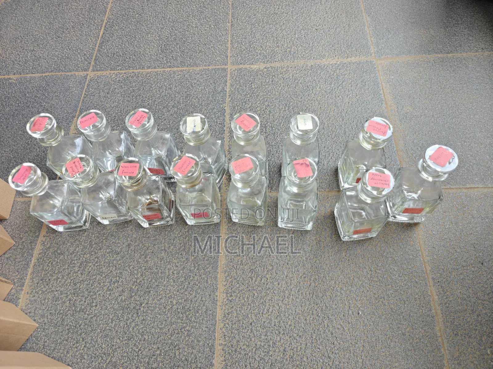 Display Perfume Bottles