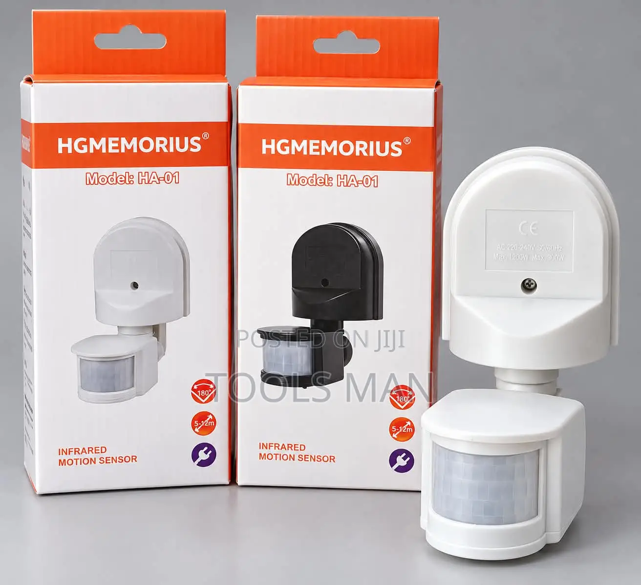 Infrared Motion Sensor Switch Outdoor Wall Security Light Detector HG