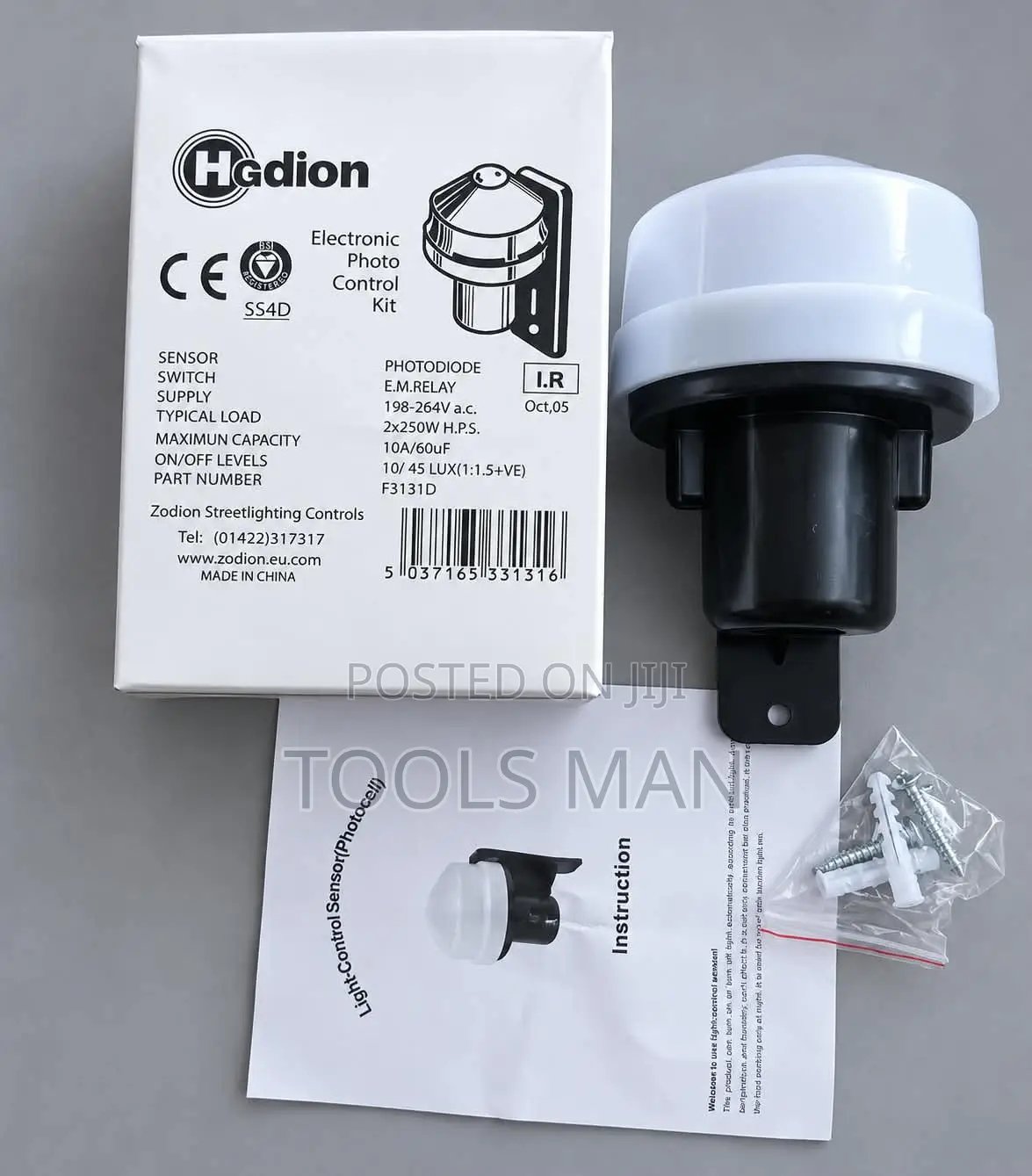 Photocell Sensor Light Switch Streetlight Control Kit HGdion F3131D