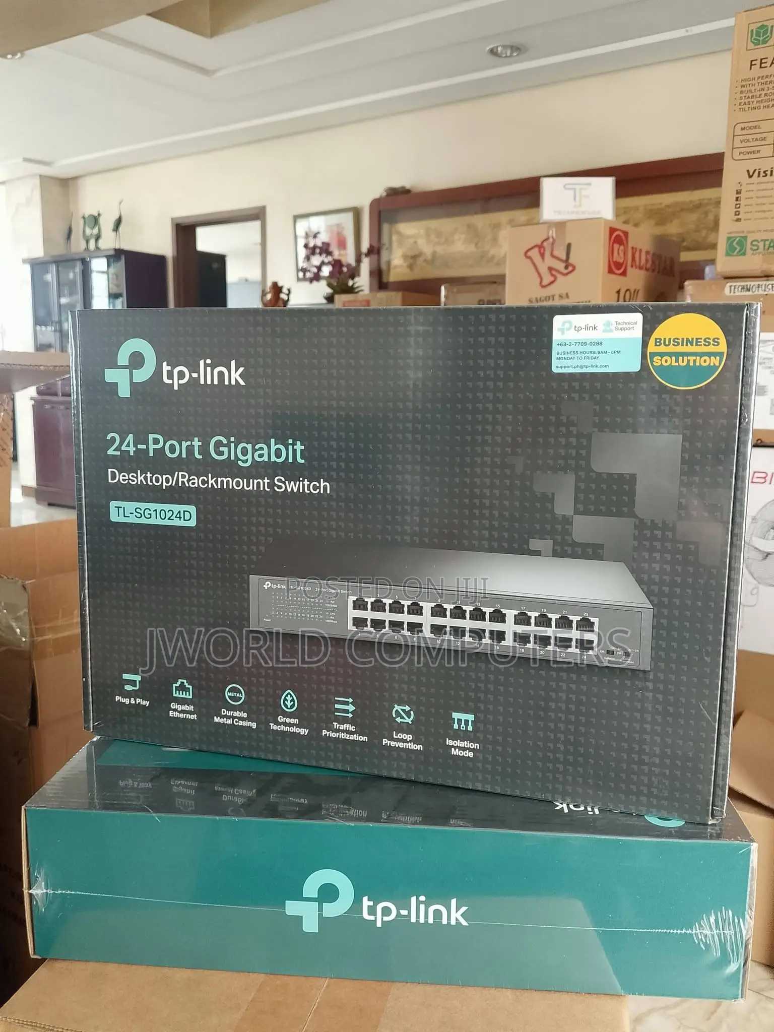TL-SG1024D | 24-Port Gigabit Desktop/Rackmount Switch