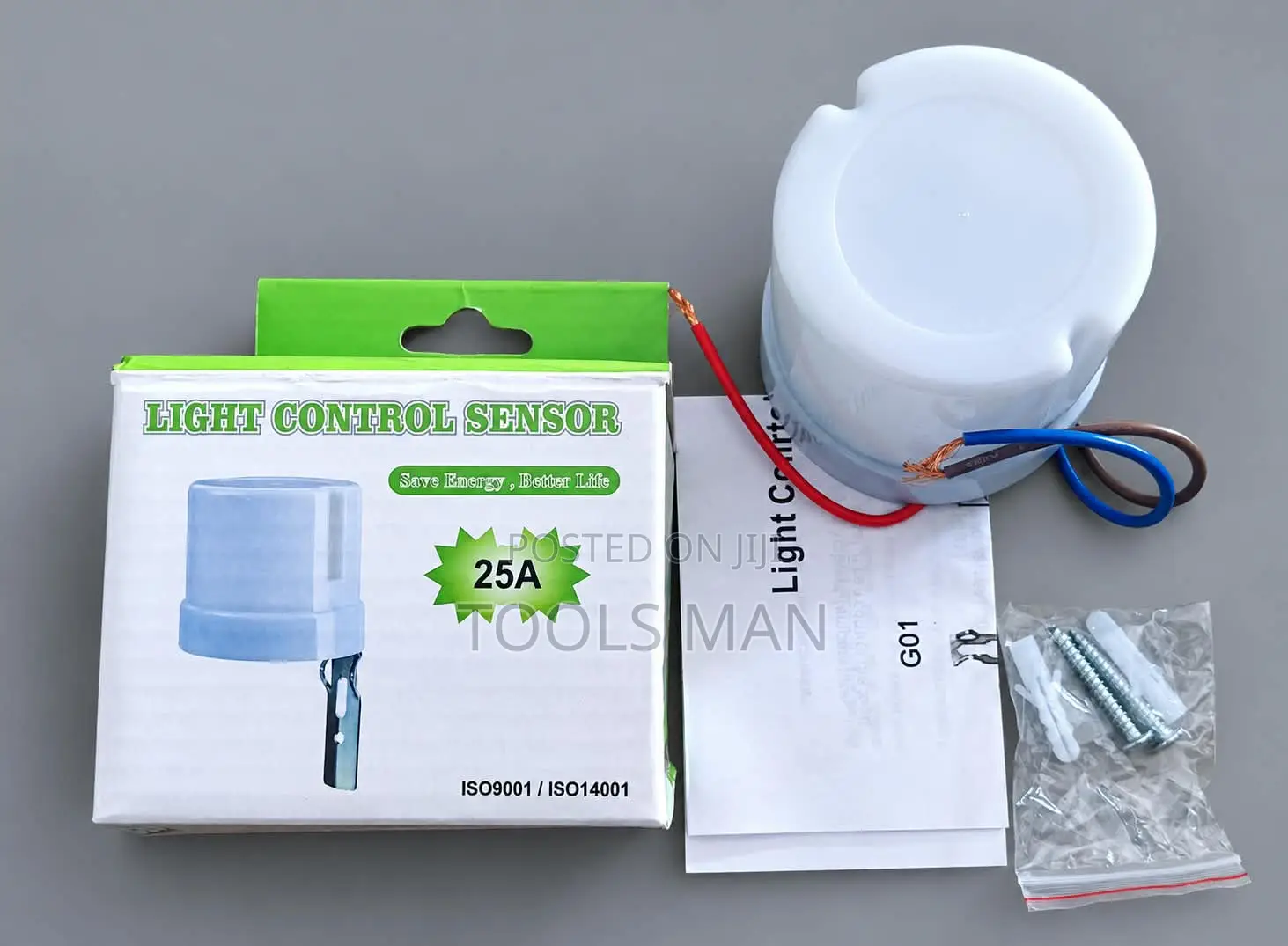 Photocell Sensor Light Switch 25A Automatic Dusk to Dawn Streetlight