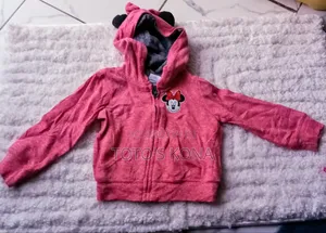 Pink Minnie Mouse Hooded Sweater (9–24 Months)