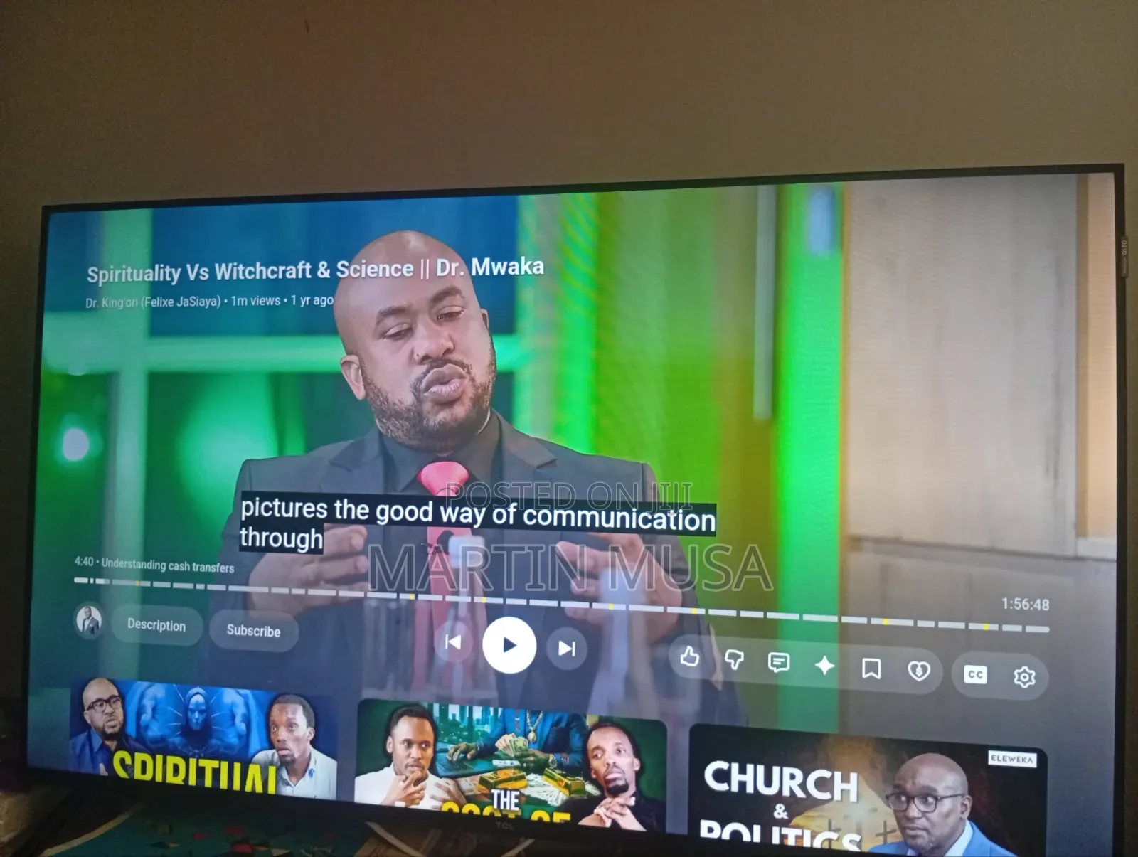 43 Inch TCL Screen