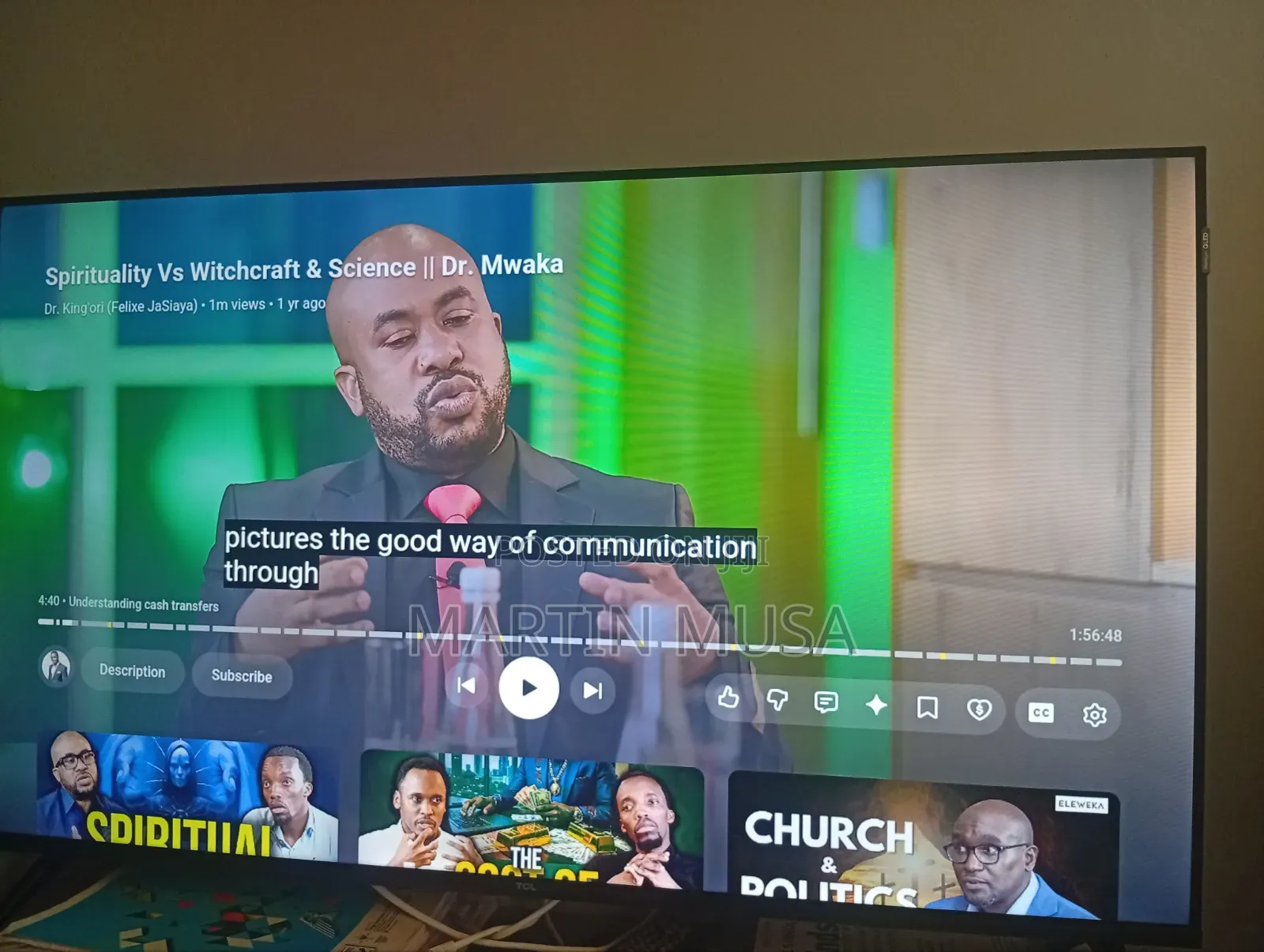 43 Inch TCL Screen