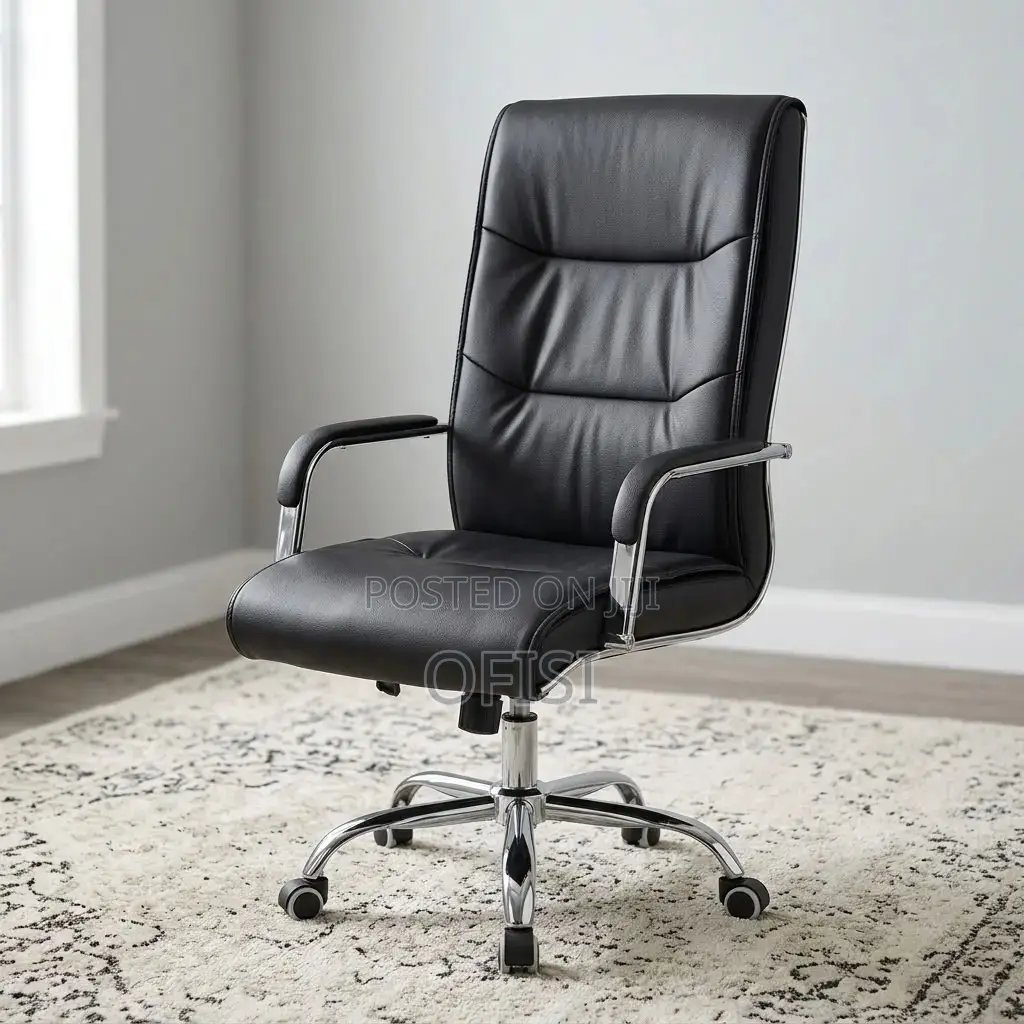 Office Chair; Adjustable Leather Office Chair