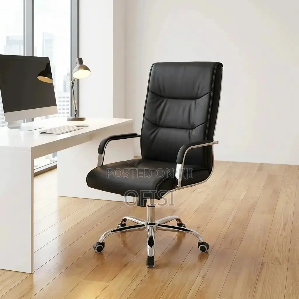 Office Chair; Adjustable Leather Office Chair