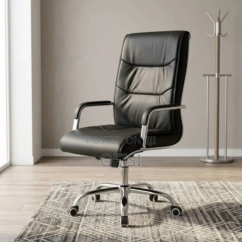 Office Chair; Adjustable Leather Office Chair