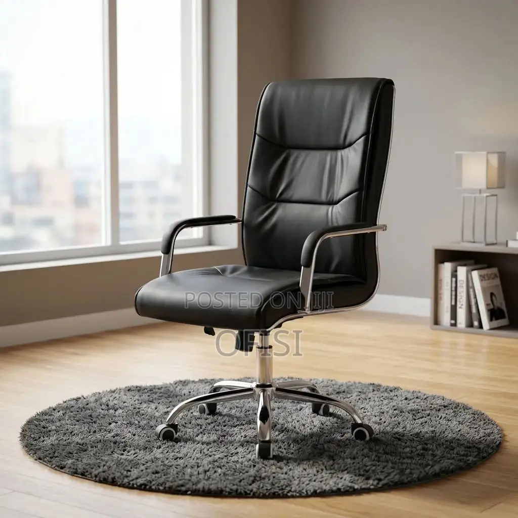Office Chair; Adjustable Leather Office Chair