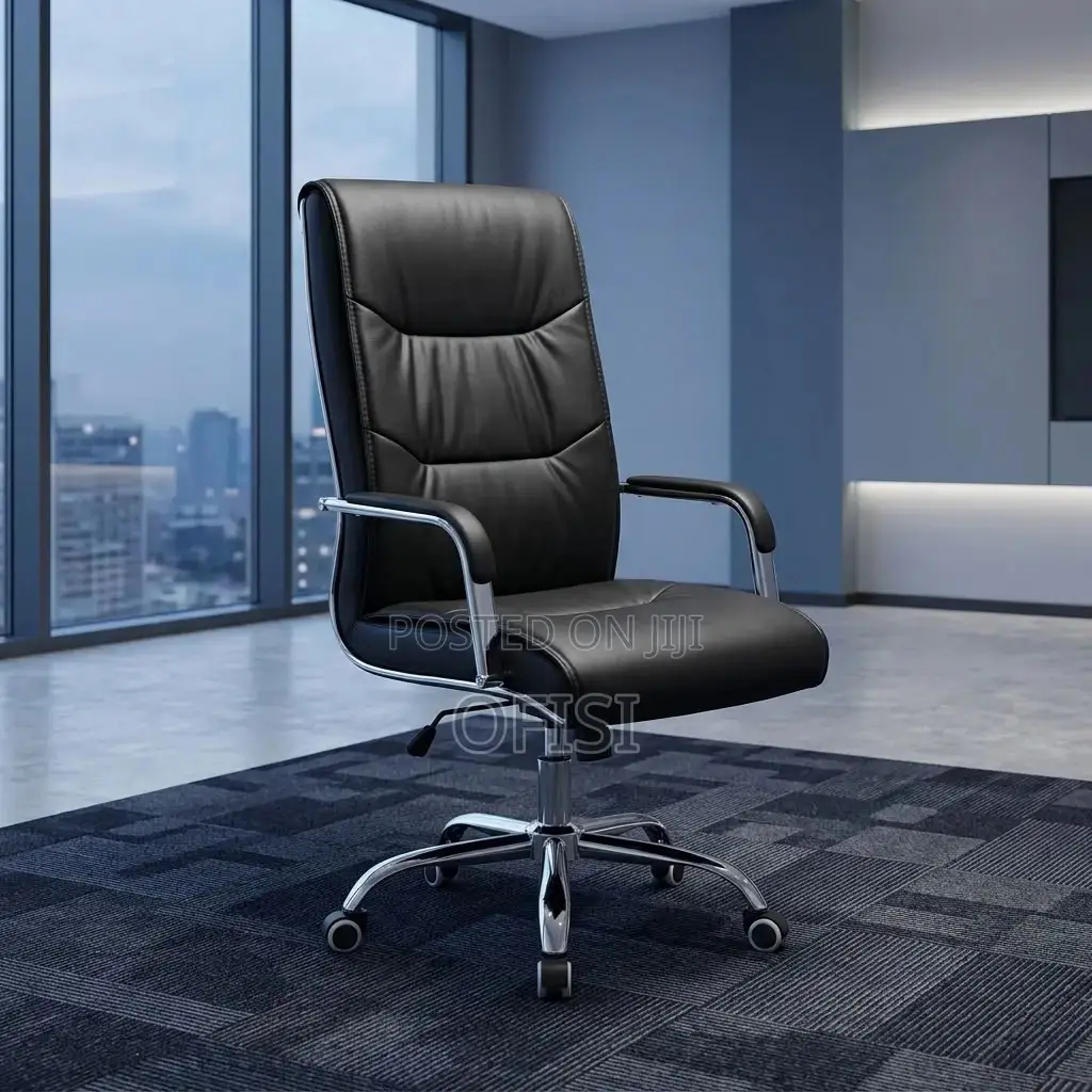 Office Chair; Adjustable Leather Office Chair