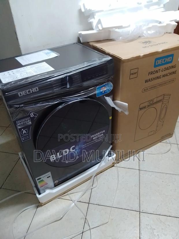 Decho 10KG Front Load Laundry Machine. - main view