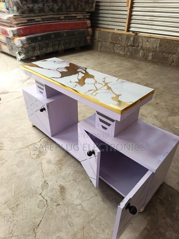 Istanbul 4ft TV Board With Storage Cabinets - thumbnail 2
