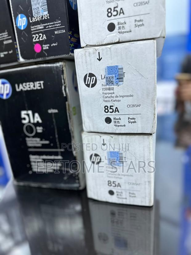 HP 85A Black Toner Cartridge Needed - main view