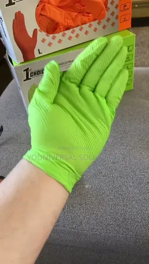 Green Nitrile Gloves