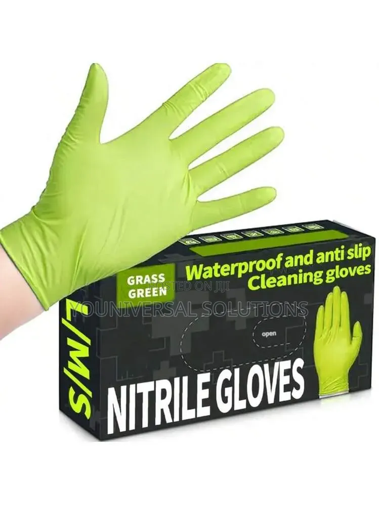 Green Nitrile Gloves