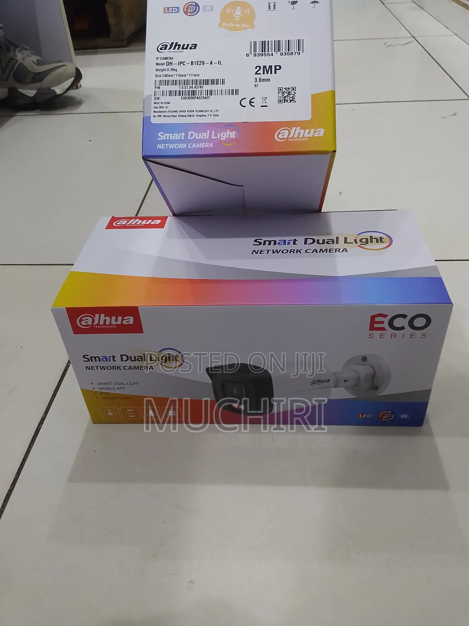 Dahua Bullet 2mp/1080p NVR Security Camera
