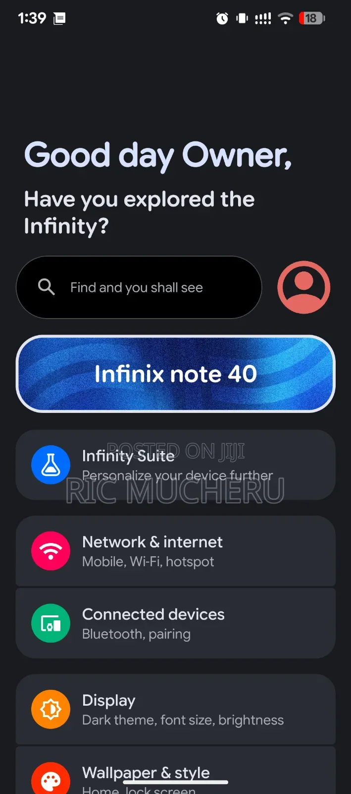 Infinix Note 40 Pro 256 GB Gold