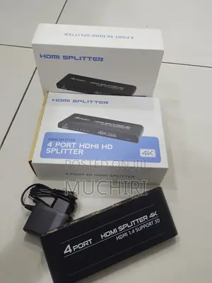 4-Port 4K HDMI Splitter High Resolution