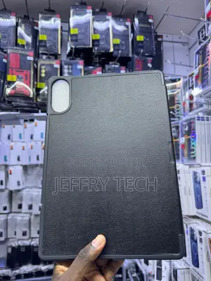 Tri-Fold Smart Folio Tablet Case a Textured Black Samsung Galaxy Tab